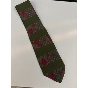 Brandini Le Collezioni Vintage Retro Silk Neck Tie, Made in Italy 58'in Length